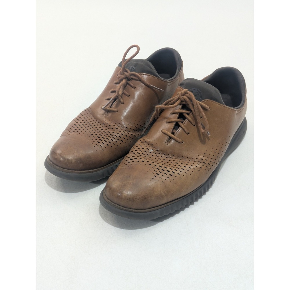 Cole Haan ØriginalGrand Leather Perforated Oxford Men's 10M Brown Shoes C25351